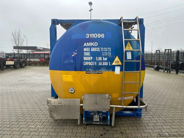 Tank container Van Hool 20FT SWAPBODY 30.800L UN PORTABLE T7  ADR+CSC i...