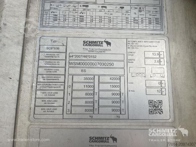 Reefer trailer Schmitz Cargobull Trailer Reefer Standard