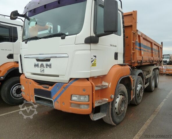 Roll-off tipper truck MAN TGS 35 400