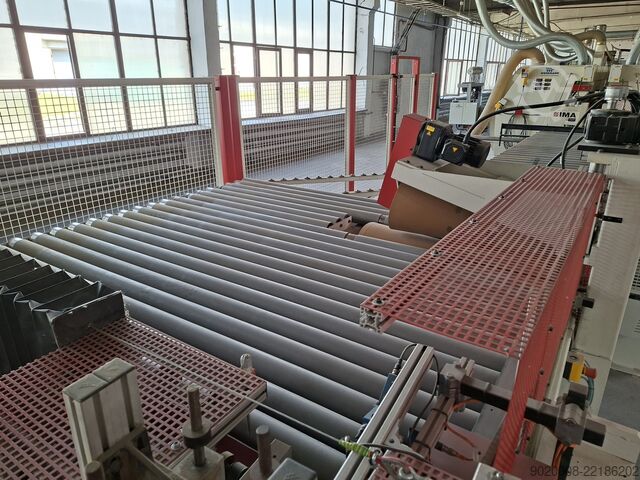 Roller conveyor with turntable Wehrmann IMA Meinert Drehstation DK