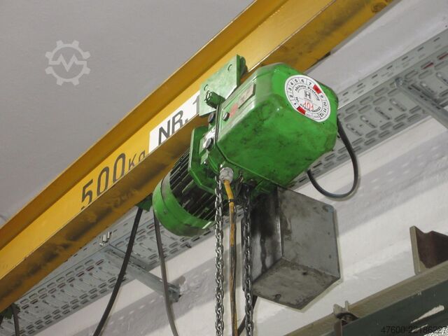 Jib crane Stahl Demag Drehkran Hallenkran Kran Wandschwenkkran 3,5m NL 500Kg Kettenzug