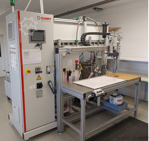 Vacuum casting system with manual sliding axis Rampf Production Systems GmbH & Co. KG C-DS + M