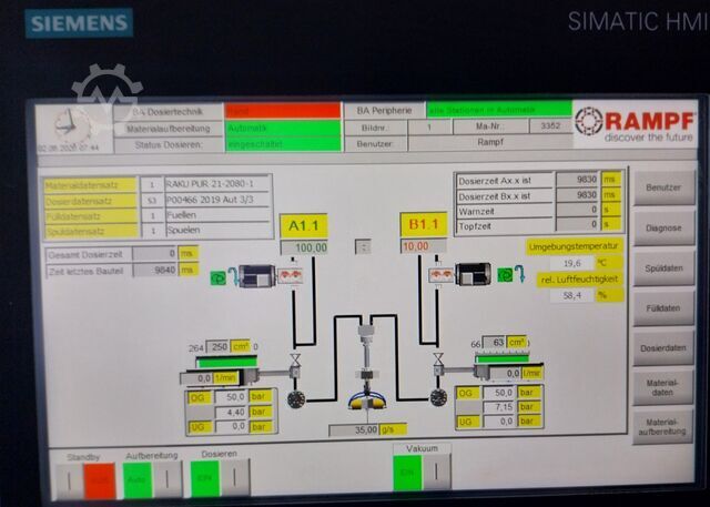 Vacuum casting system with manual sliding axis Rampf Production Systems GmbH & Co. KG C-DS + M