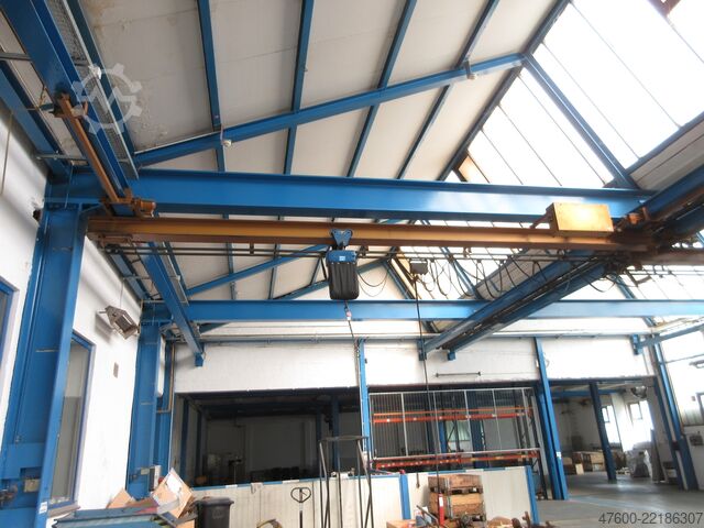 Bridge crane, overhead crane, suspension crane runway Stahl 2000KG Hängekran Kran Breite 8m Kranhimmel Portalkran Kran Spur 7m