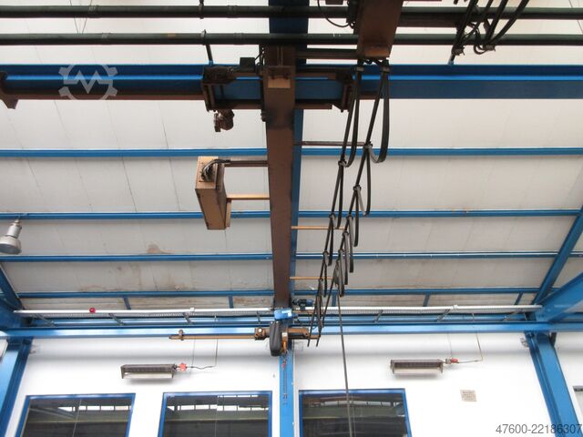 Bridge crane, overhead crane, suspension crane runway Stahl 2000KG Hängekran Kran Breite 8m Kranhimmel Portalkran Kran Spur 7m