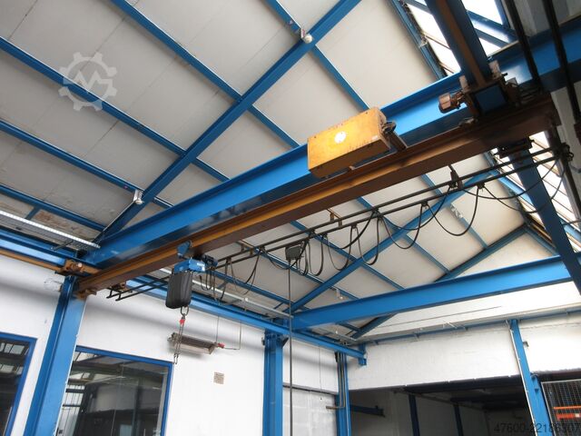 Bridge crane, overhead crane, suspension crane runway Stahl 2000KG Hängekran Kran Breite 8m Kranhimmel Portalkran Kran Spur 7m