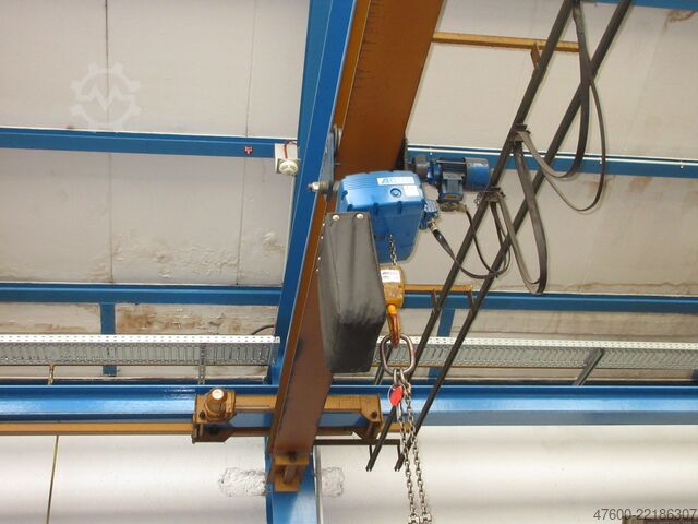 Bridge crane, overhead crane, suspension crane runway Stahl 2000KG Hängekran Kran Breite 8m Kranhimmel Portalkran Kran Spur 7m