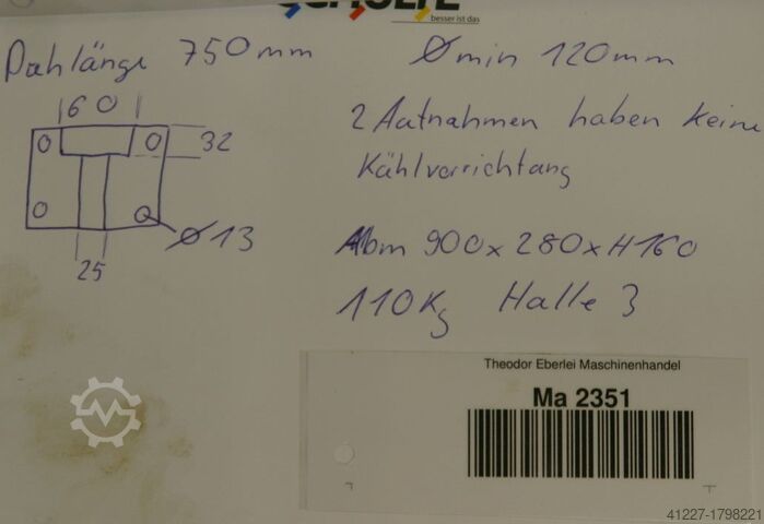 Mono Werkzeugaufnahme Komet ABS Werkzeugaufnahme