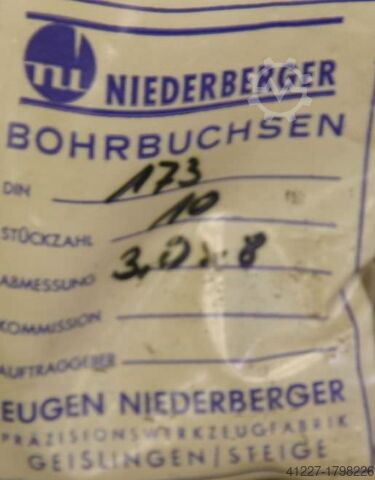 Tool cabinet with drill bushings Niederberger mit Ersatzteilen für Werkzeugbau