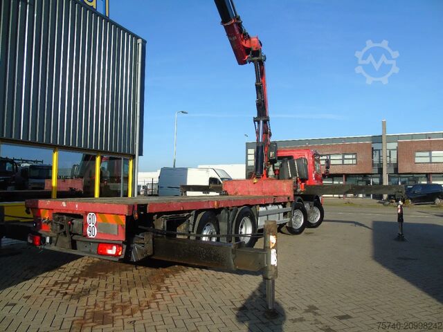 Crane truck DAF CF 85.510 + FASSI 80TON 6x + 8X2 + EURO 5 + REMOTE
