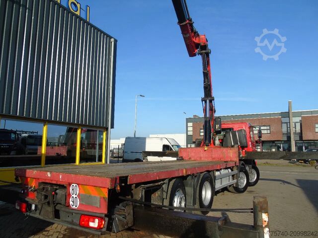 Crane truck DAF CF 85.510 + FASSI 80TON 6x + 8X2 + EURO 5 + REMOTE