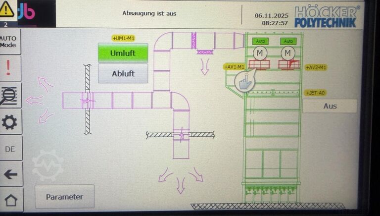 Absauganlage Höcker Polytechnik Mulitstar 2018, 2 Höcker Polytechnik Mulitstar JQ6/5