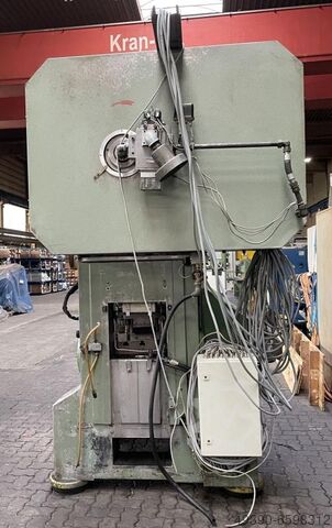 Eccentric stamping automatic with NC roller feeder EBU; double-column - eccentric press, production  HAULICK + ROOS RVD 125