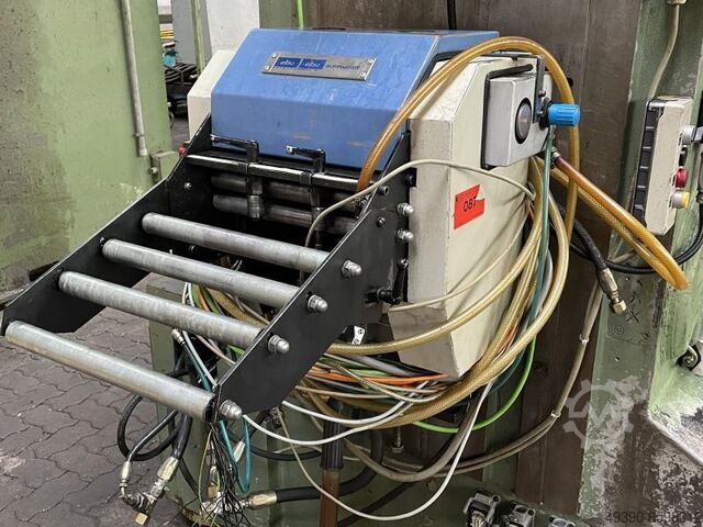 Eccentric stamping automatic with NC roller feeder EBU; double-column - eccentric press, production  HAULICK + ROOS RVD 125