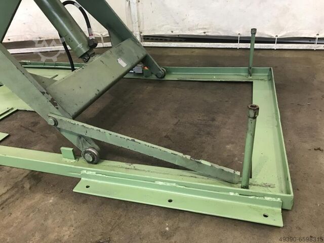 Hydraulic scissor lift table, lift table with separate hydraulic power unit WEIDMANN E5/13-1
