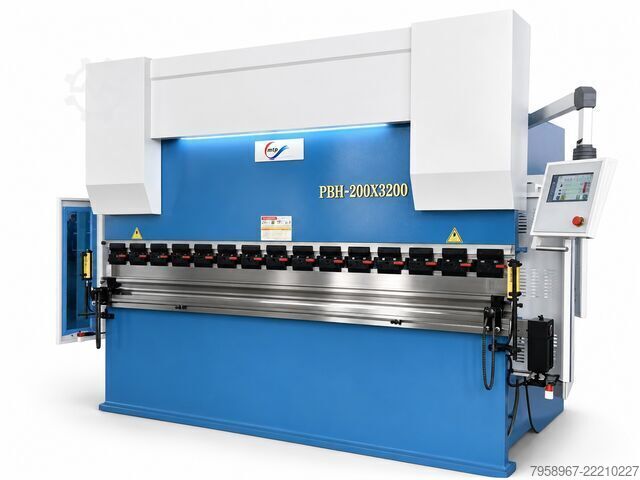 HYDRAULIC CNC PRESS BRAKE 4 AXES Metal Technics Polska CNC MTP 200X3200 MTP-3212 Y1,Y2,X+V