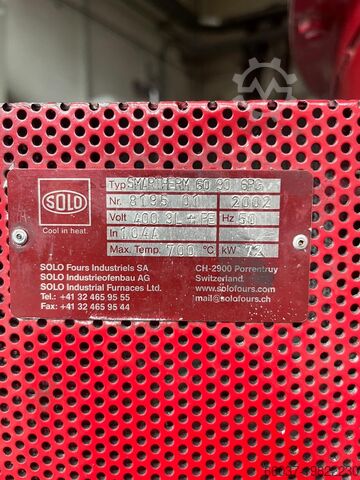 Complete hardening bell furnace SOLO SMARTHERM 60 90 6PG