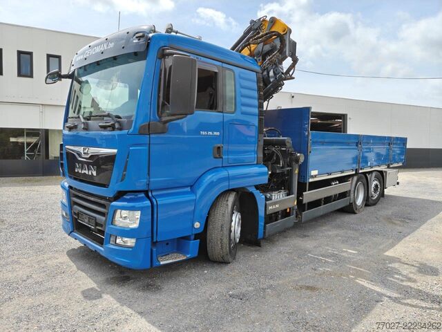 Loading platform MAN TGS 26.360 Crane Copma 210 + JIB