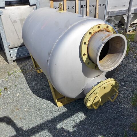 1260 Liter Vakuumbehälter aus V2A  9156