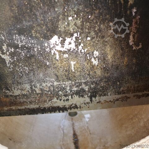 1260 Liter Vakuumbehälter aus V2A  9156