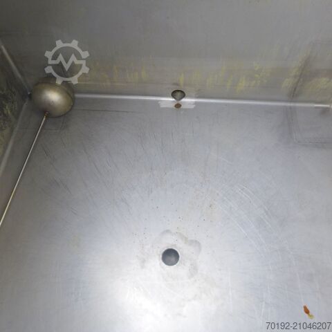 1100 Liter Rechteckbehälter aus V4A ASCA Apparate Behälterbau 9152