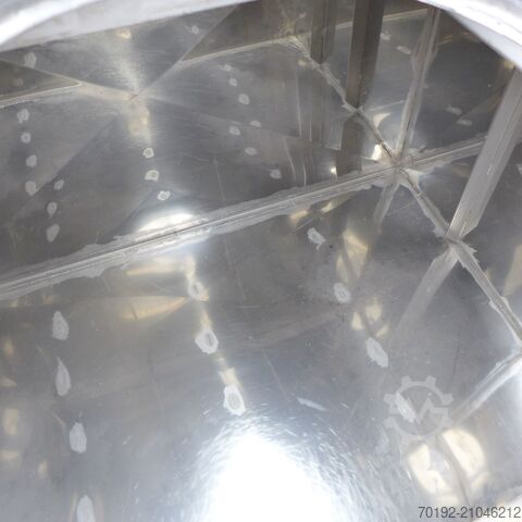 1800 Liter Doppelkammer-Behälter aus V2A  9150