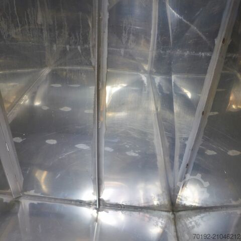 1800 Liter Doppelkammer-Behälter aus V2A  9150