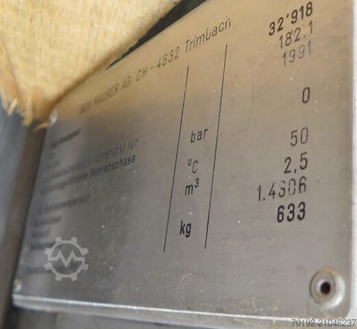 2500 Liter Behälter aus V2A  9140