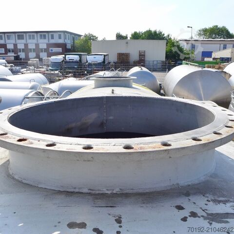 20000 Liter Behälter aus V2A mit Sicherheitsdoppelmantel (nach DIN 6616D)  9134
