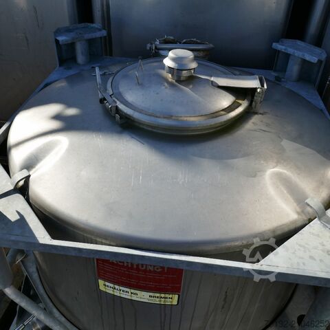 560 Liter Container aus V2A Behälter KG Bremen 9130