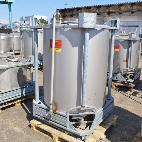 1251 Liter Container aus V2A Behälter KG Bremen 9129