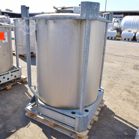 1255 Liter Container aus V2A Behälter KG Bremen 9128