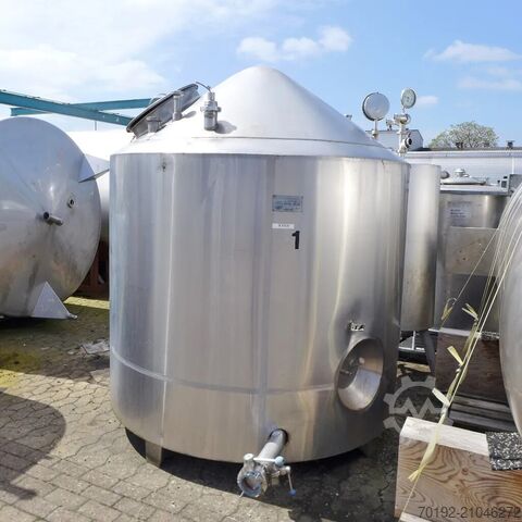3000 Liter isolierter Behälter aus V2A terlet 9115