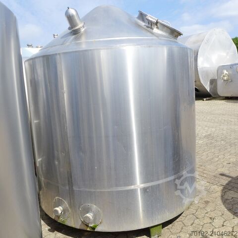 3000 Liter isolierter Behälter aus V2A terlet 9115