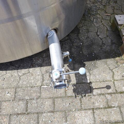 3000 Liter isolierter Behälter aus V2A terlet 9115