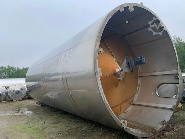 100000 Liter isolierter Lagertank aus V2A mit Propellerrührwerk  S16020