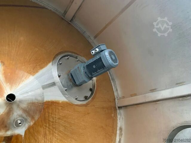 100000 Liter isolierter Lagertank aus V2A mit Propellerrührwerk  S16020