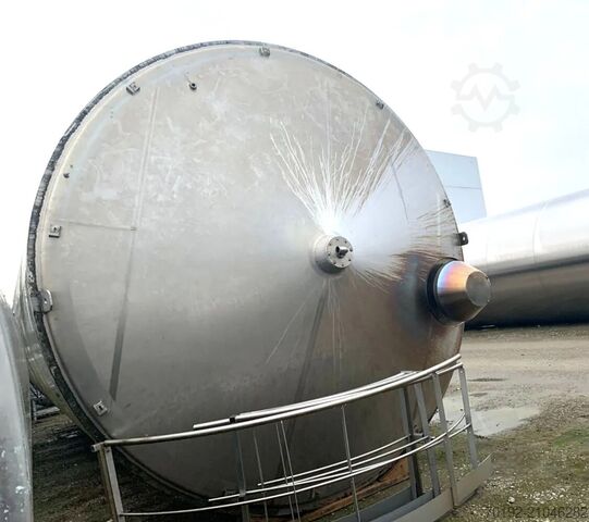 100000 Liter isolierter Lagertank aus V2A mit Propellerrührwerk  S16020