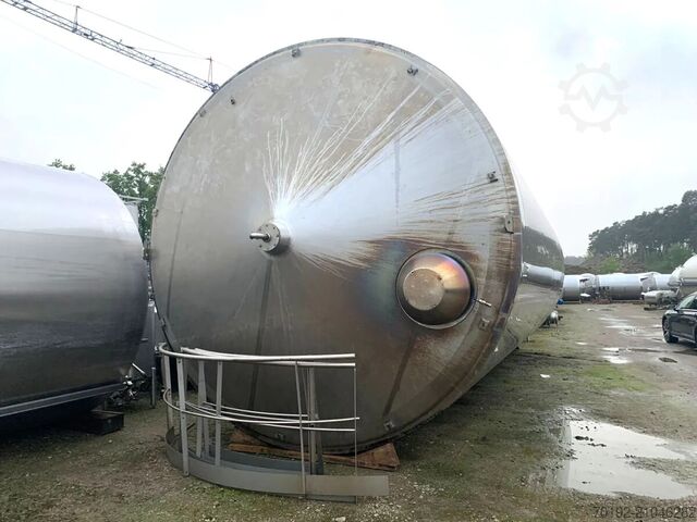 100000 Liter isolierter Lagertank aus V2A mit Propellerrührwerk  S16020