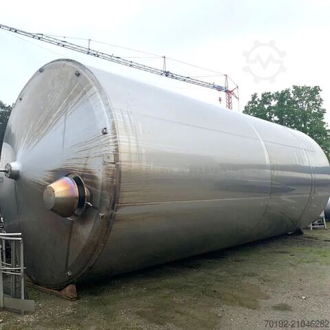 100000 Liter isolierter Lagertank aus V2A mit Propellerrührwerk  S16020