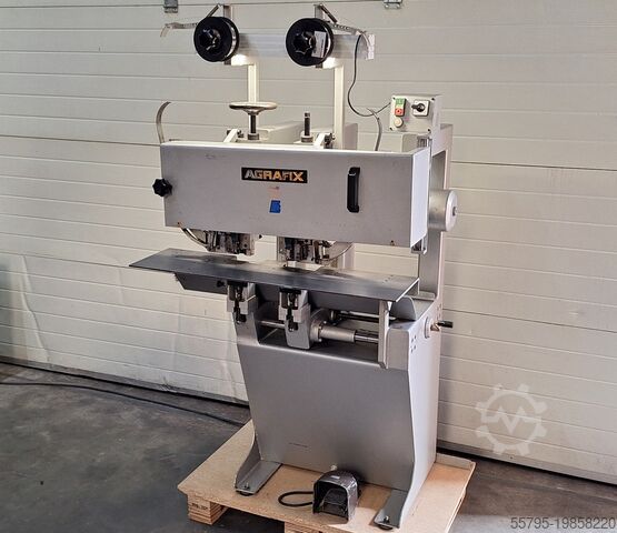Doppelkopf-Heftmaschine. Agrafix DK 80