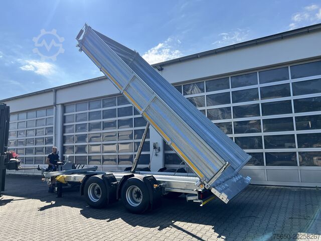 Kippanhänger Möslein TTD 19 B  19 t Tandemkipper- Tieflader hydraulischer Klappe Breitbereifung
