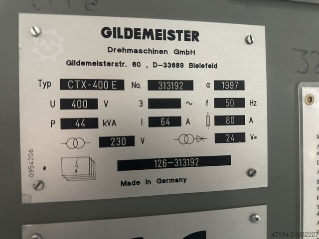 CNC-Dreh- und Fräszentrum Gildemeister CTX 400E