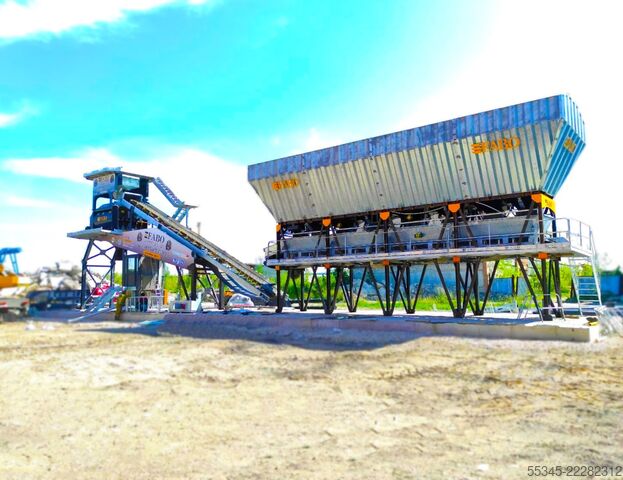 Sabit beton karıştırma tesisi FABO Sabit Beton Santralleri COMPACT-120 Sabit Beton Santrali