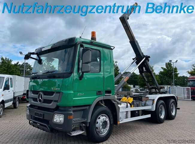Abrollkipper MERCEDES-BENZ Actros 2641 BB / MP3/ Hyva 20.51 Abroller/ AC