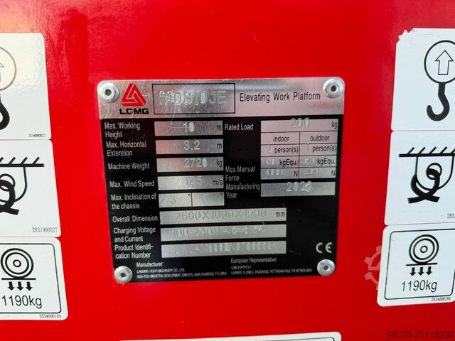 Hebebühne LGMG M 0810 JE