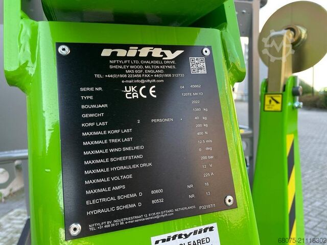 Hebebühne Niftylift 120T