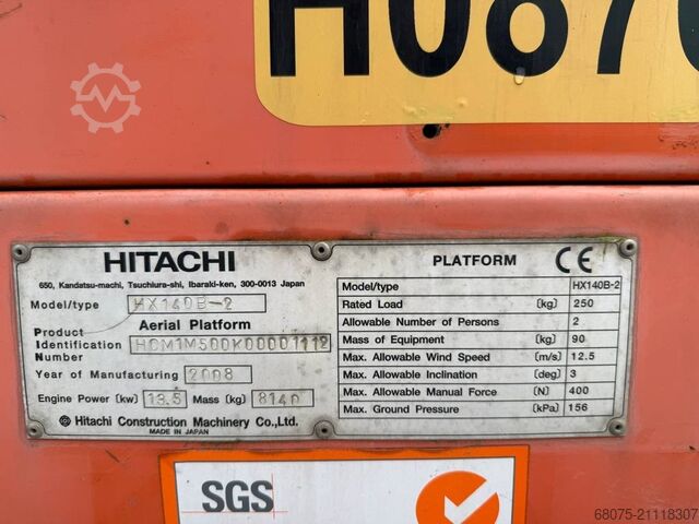 Teleskopbühne Hitachi HX 140 B-2