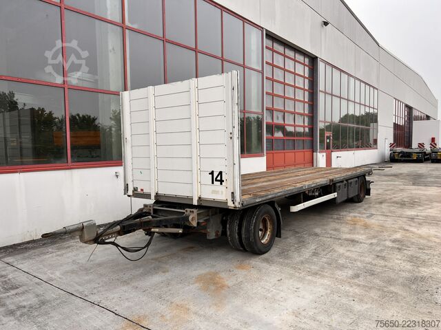 Low loader trailer Ackermann PA-F 18/7.4E  2 Achs Jumboanhänger Mega