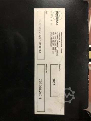 Einschleuser Ausschleuser Hubumsetzer Interroll 5710-660-2-225-150/80-0,4